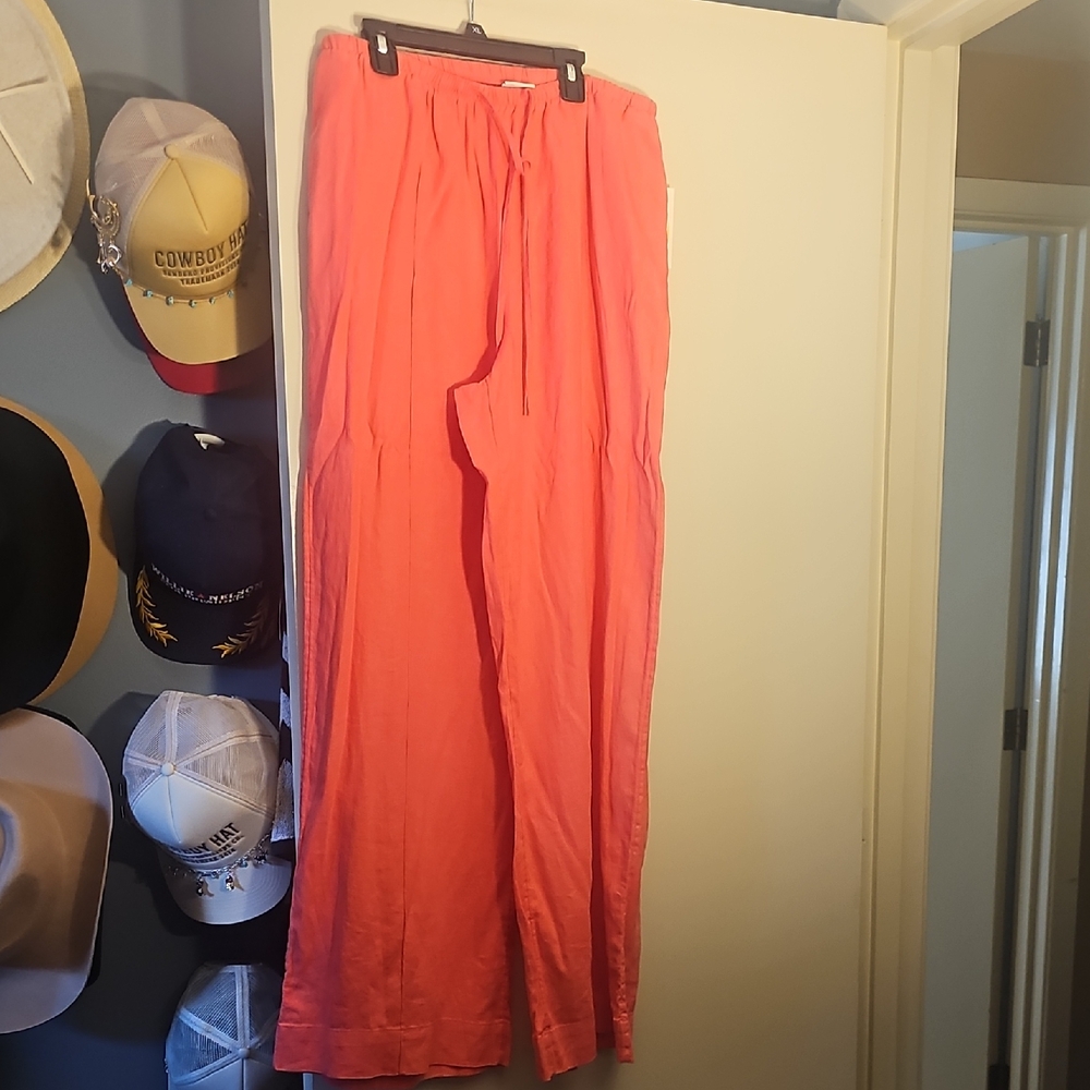 A New Day Linen Women's Pink Pants
